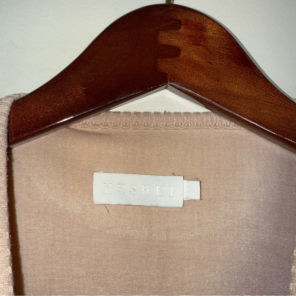 Meshki Blush Ribbed Mini Dress - Picture 4 of 6